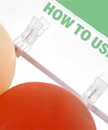 Heavy Duty Balloon Clamps Secure Airtight Seal For Arch Decorations, Prevents Deflation, Holds Tens Of Helium Or Latex Balloons Perfect For Party Backdrops And Events Without Messy Tape Strips, clear plastic clips on balloons
