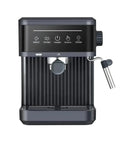 Kickstart Your Daily Hype With This Top Shelf Italian Espresso Coffee Maker featuring steam wand and control panel for easy operation.