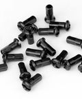 50 Pcs Pack Ultralight Steel Bike Spoke Nipples 12G 13G 14G In Black And Silver High Strength Wheel Spoke Nipples Caps Fits 2.0 To 2.6mm