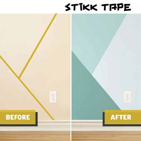 Painter Tape For Sharp Lines And Clean Edges 1 Inch By 60 Yards Yellow Masking Tape For DIY Paint Projects Removable With No Residue And No Tears Ideal For Edges Trim Ceilings And Color Blocking