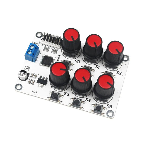 Six Channel Servo Tester And Motor Controller For RC Cars Planes And Robots With Centering Tool Over Current Protection
