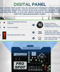 Digital control panel of Spot Welder Dent Puller Kit for Cars and Trucks, 110V 3800A Auto Body Repair Tool With Six Models