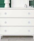Hella Vintage Floral Ceramic Cabinet Knobs Set of Six Yellow Round Drawer Pulls With All Hardware Included on white dresser.