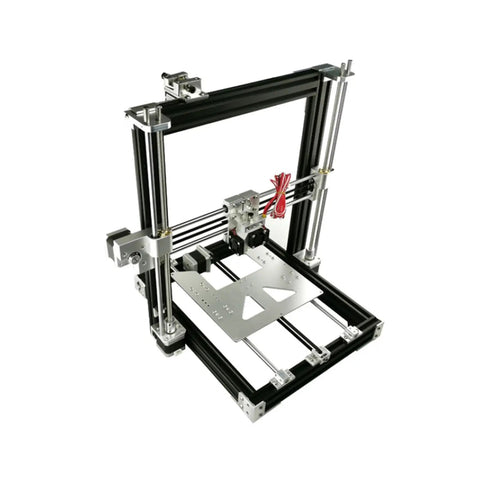 Beefy 2020 And 40 Millimeter Aluminum Profile Frame Kit With Slick Anodized Finish Crisp Cnc Prethreaded Holes Perfect For Tight Gantry Rigs And Crushing Prints, featuring a compact frame and CNC mounting plate.