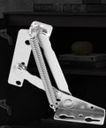 Beefy Heavy Duty Spring Hinge For Lift Up Cabinets And Sofa Beds, 80 Degree Bridge Style Hinges For Foldable Furniture