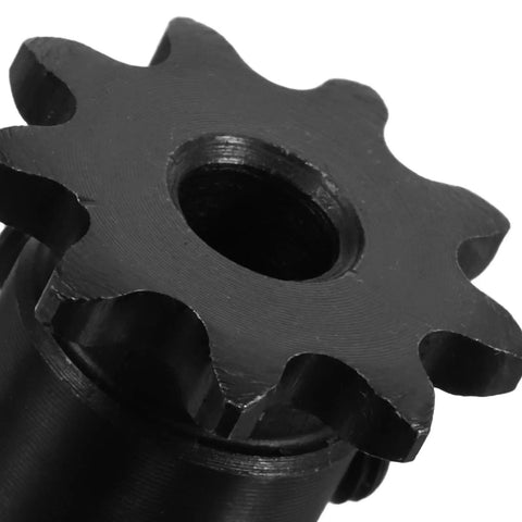 Close-up of Single Strand Steel Roller Chain Sprocket 9 Tooth Carbon Steel for Humid Conditions, industrial component