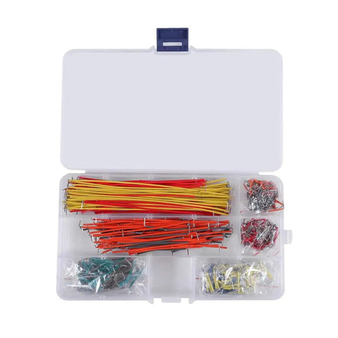840 Piece Jumper Wire Kit With 14 Length Values From 2mm To 125mm Solderless Flexible Breadboard Cables in box