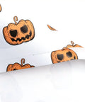 Halloween Flower Wrapping Paper Pack With Waterproof Jack O Lantern Pumpkin Pattern For Bouquets And Gifts ideal for fall parties.