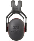 Front view of Overhead Hearing Protection Ear Muffs With 28 Decibels NRR For Construction Manufacturing Auto Shop Woodworking Mining