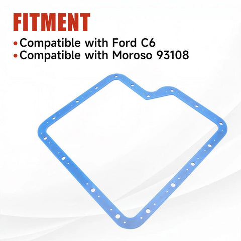 Ford C6 Transmission Oil Pan Gasket With Steel Shim Upgrade For A Tight Seal Beefed Up Heavy Duty Fit Replacement 93108