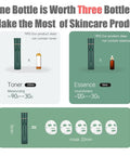 Portable Oxygen Facial Nano Mist Sprayer For Deep Hydration And Anti Aging 10X Penetration Nano Atomization On The Go Skincare Device image showing usage tips and comparisons with toner and essence.