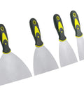 Putty Knife Set 4 Piece Pro Grade Scrapers 2 Inch 3 Inch 4 Inch 6 Inch Heavy Duty Durable CRV Alloy Steel Blades