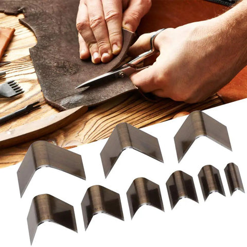 Pro Grade Leather Trimmer Tool For Wallets And Belts Sharp Corner Punch Cutter For Leathercraft Quick Clean Cuts Durable Manual Cutting Tool For Corner Rounding And Edge Trimming Essential Leatherworking Accessory A29V.