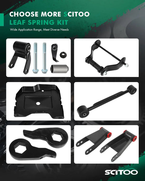 1-3 Inch Lift Kit Rear Shackles With Torsion Keys For Chevy S10 1982-2004 S10 Blazer Leaf Spring Upgrade components
