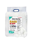 Recycled White Cotton Cleaning Rags Bulk Pack For Household Shop Garage And Auto Paint Tasks Heavy Duty Multipurpose Rags For Grease Removal Dusting And General Cleaning 10 Lb Bag