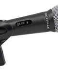 Wired Dynamic Microphone Kit With Full Metal Body And M-56 Capsule shown in angled view with mic clip attached.