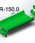 Din Rail Mounting Carrier For 72 73mm Wide PCB Housing Bracket Adaptor Fits TH35 TH15 And G Rails 73 By 155 mm PCB Size