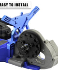 Beefed Up 48P 90T Spur Gear Set With 17T 19T 21T Pinions And Slipper Clutch Rebuild Kit Pressure Plate installed in 1/10 RC car.
