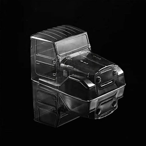 1/10 Scale RC Crawler Clear Body 1965 Toyota FJ40 Truck Cab PC Clear for Axial SCX10 TRX4 Redcat GEN8 RGT 86100 YIKONG 4102