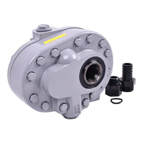 Beefy 7.4 GPM 540 RPM Hydraulic Tractor PTO Pump For Power Hydraulic Motors Front End Loaders Mowers Rotary Sweepers And Agricultural Tractors 2500 PSI Max GP PTO A 3 6 S 9 8902 3, showcasing durable design with SAE ports and 1-3/8" spline