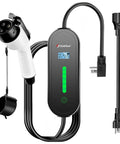 Top Shelf J1772 Electric Vehicle Charging Cable with Smart Led Display and Nema 5-15 and 6-20 plugs for home use.