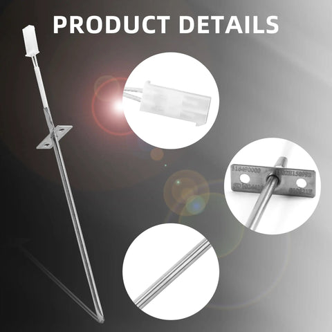 Upgraded 316490000 Oven Temperature Sensor Probe Replacement For Home Cooks With Stainless Steel Build Easy Install Accurate Temperature Readings For Bake And Roast Direct Fit For Easy Installation And Reliable Oven Performance, 9.65-inch probe