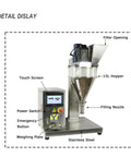 High Precision Electric Auger Filler Machine For Spices And Toner Powders 0.5 To 300 Grams with touch screen and stainless steel