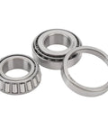Heavy Duty Trailer Wheel Hub Bearings Kit 4 Piece Steel Alloy L44643 Inner Outer Bearings with Grease Seals for 1in Trailer Axle