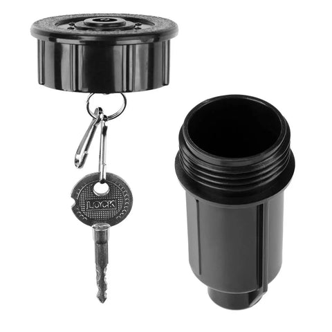 Outdoor Key Hider Sprinkler Head Vault Box For Garden And Yard Waterproof Hidden Cash Safe Key Holder With Keychain View