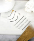 4 Piece Surgical Steel Piercing Insertion Kit With 16G 18G 20G Tapers Threadless Internal Thread And External Thread Options