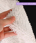 Close-up of absorbent microfiber texture on Replacement Steam Mop Pads 4 Pack Standard 13 X 7.5 Inch with 0.4 Inch Hook and Loop Fastener