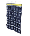 Slick Heavy Duty 30 Pocket Wall Hanging Storage Bag Oxford Cloth Organizer with 30 numbered pockets, ideal for organizing items.