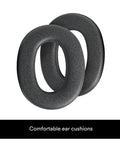 WorkTunes Replacement Ear Cushions And Foam Inserts Kit For Hearing Protectors 1 Pair Cushions Plus 1 Pair Foam Inserts in black