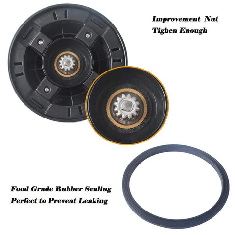 Cross Blade Replacement For NutriBullet RX N17 1001 2 Pack Upgraded Base With Tighter Nut Compatible 1700W Extractor Blenders
