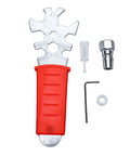 Professional HVLP Spray Gun With 1.3mm Nozzle And 600ml Removable Cup For Automotive Paint Projects And Furniture Touch Ups Tool set with hex wrenches and attachments.