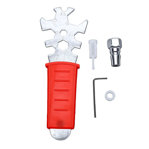 Professional HVLP Spray Gun With 1.3mm Nozzle And 600ml Removable Cup For Automotive Paint Projects And Furniture Touch Ups Tool set with hex wrenches and attachments.