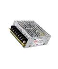 Enclosed Dual Output Switching Power Supply RD-50B 5V-24V 53.6W, 88-264V AC Input with screw terminals and metal casing
