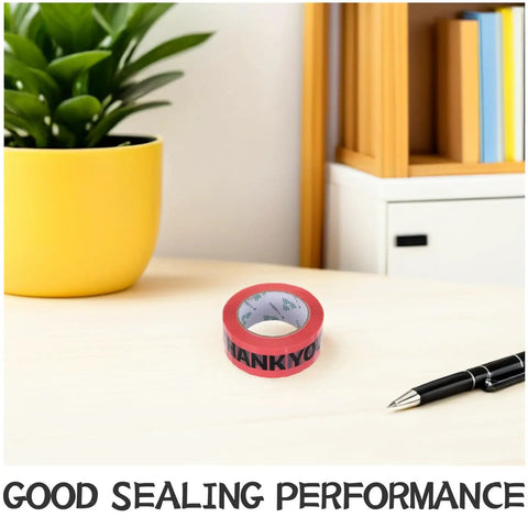 Heavy Duty Packing Tape 7 Roll Pack 100 Foot Each Sticks Like Crazy Strong Adhesion Carton Sealing Tape For Moving And Shipping Durable Plastic Material Ideal For Boxes And Shipping Supplies, pink roll on desk