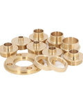 Top Tier Brass Router Template Guide Set With 11 Pcs Assortment for Woodworking Pros And Hobbyists Who Need Heavy Duty Bushing Fits For Perfectly Smooth Cuts Every Single Time brass bushings and locking nuts
