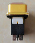 4 Pin Waterproof Electromagnetic Pushbutton Switch, On Off, With Power Off And Under Voltage Protection, 120V, 1/2HP, 16A/12A, CE ROHS, Durable Panel-Mount Micro Switch For Harsh Environments, front view
