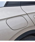 Sleek Exterior Ev Charging Port Cover For Vw Id.4 on a vehicle, showcasing the exterior charging port design in gray.