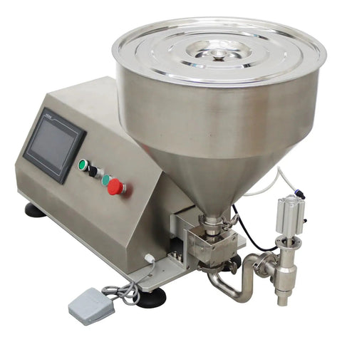 Zero Drama Heavy Duty Semi Automatic Gear Pump Paste Filling Machine With Smart Touch Control For Spot On Precision 110V handling syrup and sauces.