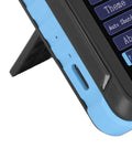 Close-up of the Handheld Oscilloscope With 5Ms Real Time Sampling Rate And 1MHz Bandwidth, showing Type C charging port and blue edge.