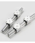 Two Piece SBR16 Linear Rail Guide Kit With D16 Rails And 550mm Reach Full Slider Support Plus Four SBR16UU Bearing Blocks For CNC Machines