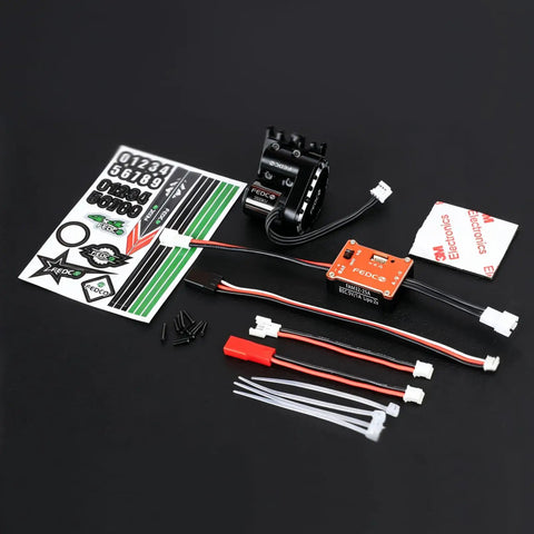 SCX30 Brushless Motor And Transmission Upgrade Kit With 25A ESC 3500KV Outrunner For Axial SCX30 RC Crawler components