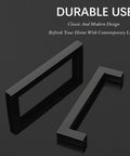 6 Pack Matte Black Stainless Steel Kitchen Cabinet Door Handles With Five Inch Center To Center Spacing on black background