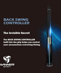 Golf Swing Trainer With Adjustable Speed Controller For Increased Club Head Speed, Distance, Rhythm, And Swing Accuracy