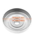 Three Eighths Inch Clutch Drum Rim Sprocket Needle Bearing Kit For Chainsaws drum showing measurements