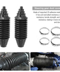 Steering Rack And Pinion Boot Kit For Auto Steering System Silicone Dustproof Bellow Gaiter with clamps and ties