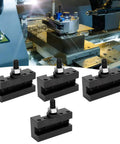 Heavy Duty 4 Piece Quick Change Boring Tool, High Carbon Steel CNC Fixture set for precision metalworking and fabrication.